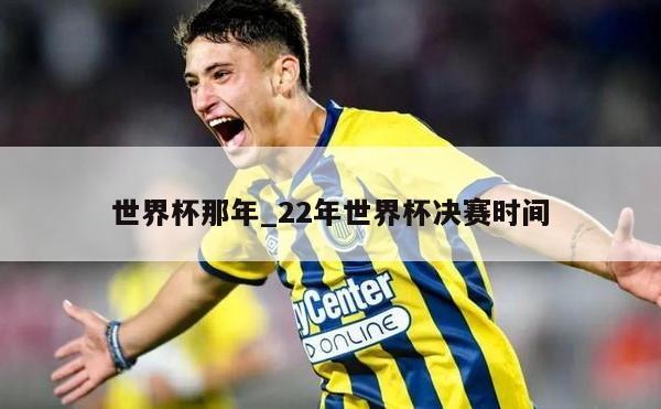 世界杯那年_22年世界杯决赛时间