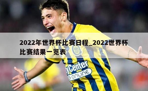 2022年世界杯比赛日程_2022世界杯比赛结果一览表